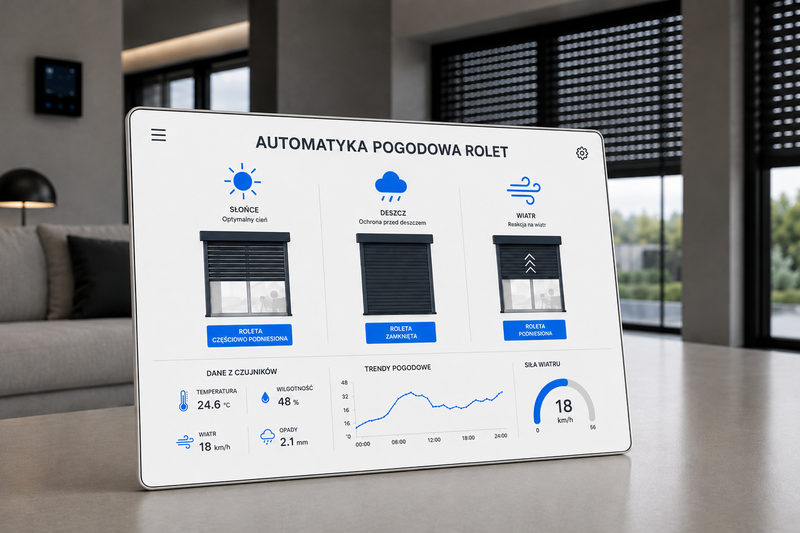 Automatyka rolet: Czujniki pogodowe dla komfortu i oszczędności energii
