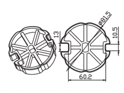 Adapter Ósemka 78 × 1,2 mm